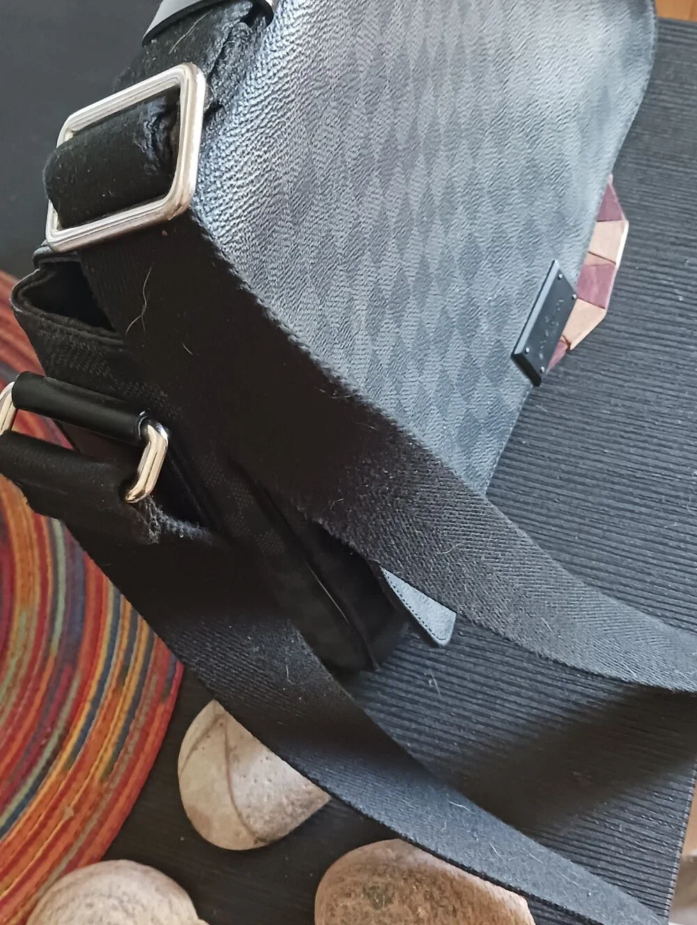 Louis Vuitton District PM Damier Graphite Messenger Bag – Black (Pre-Loved)